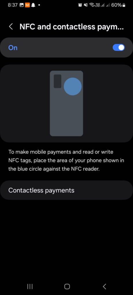 NFC Feature for Google Wallet