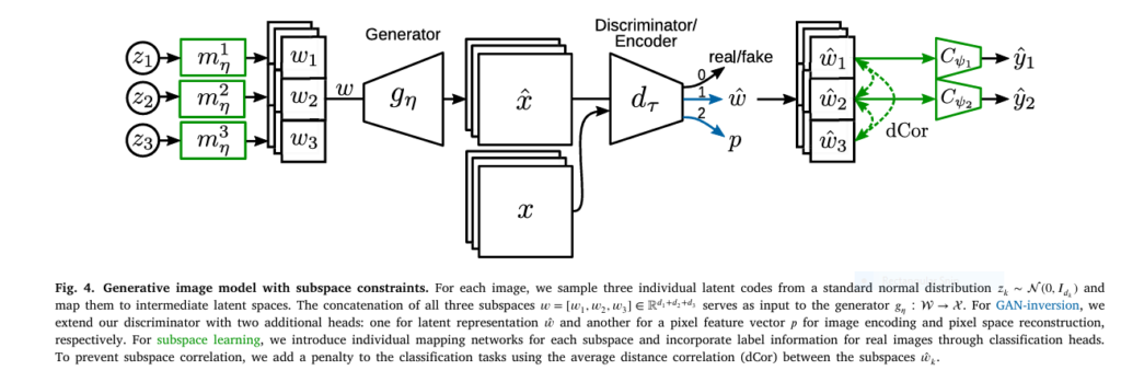 Disentangled generative model showcasing independent factors of age, ethnicity, and camera in synthetic retinal images