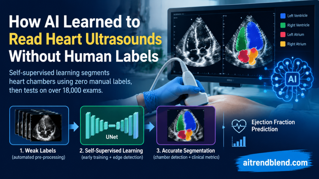 Self Supervised Learning: How AI Learned to Read Heart Ultrasounds Without Human Labels