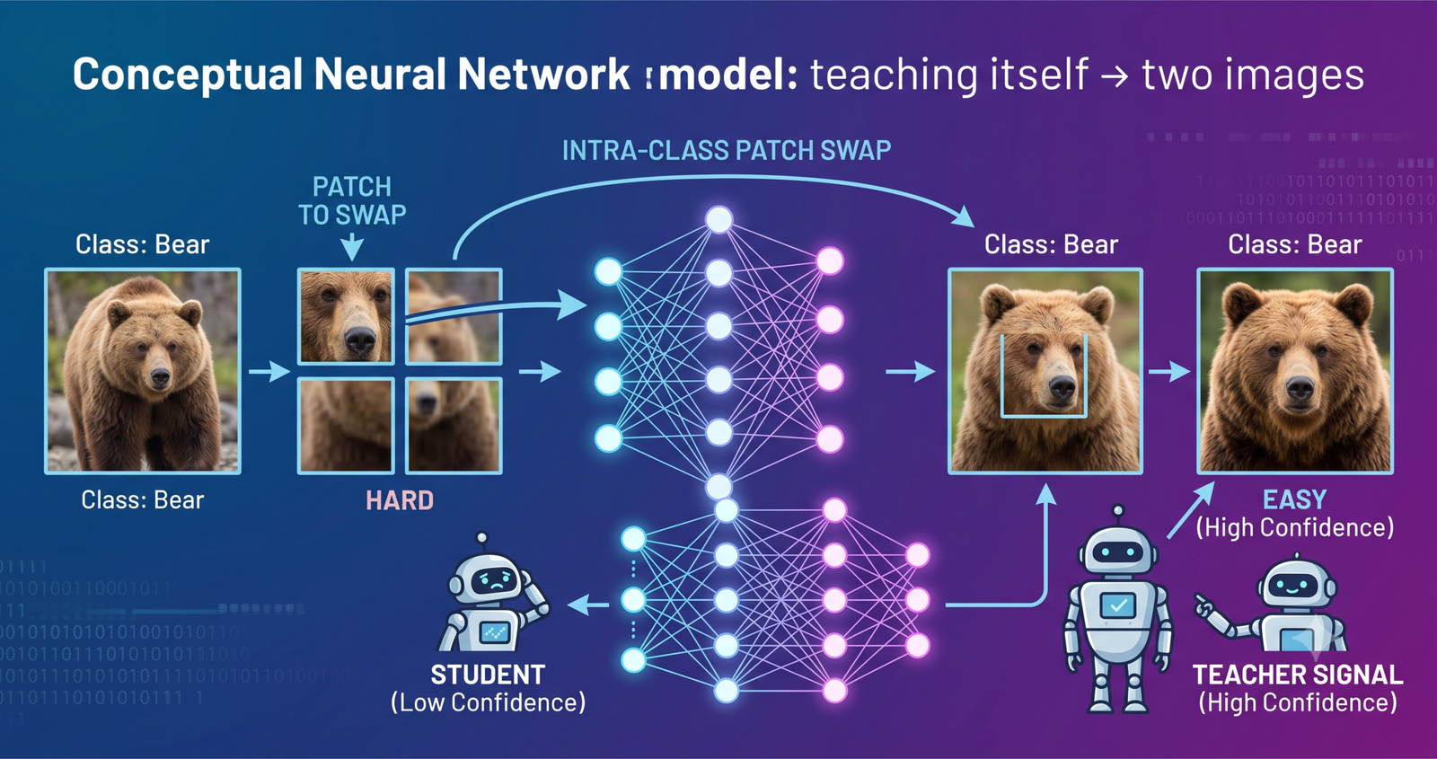 A Single Model Can Now Teach Itself Through Patch Swaps
