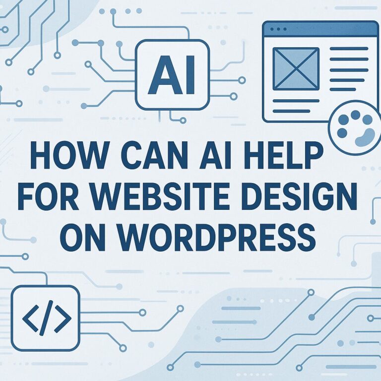 How Can AI Help for Website Design on WordPress