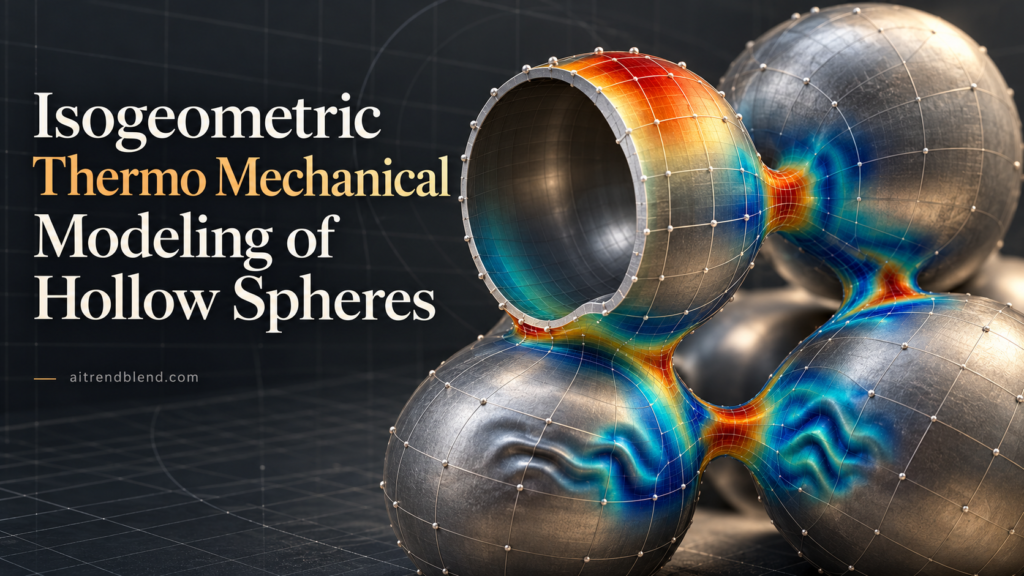 Isogeometric Thermo Mechanical Modeling of Hollow Spheres