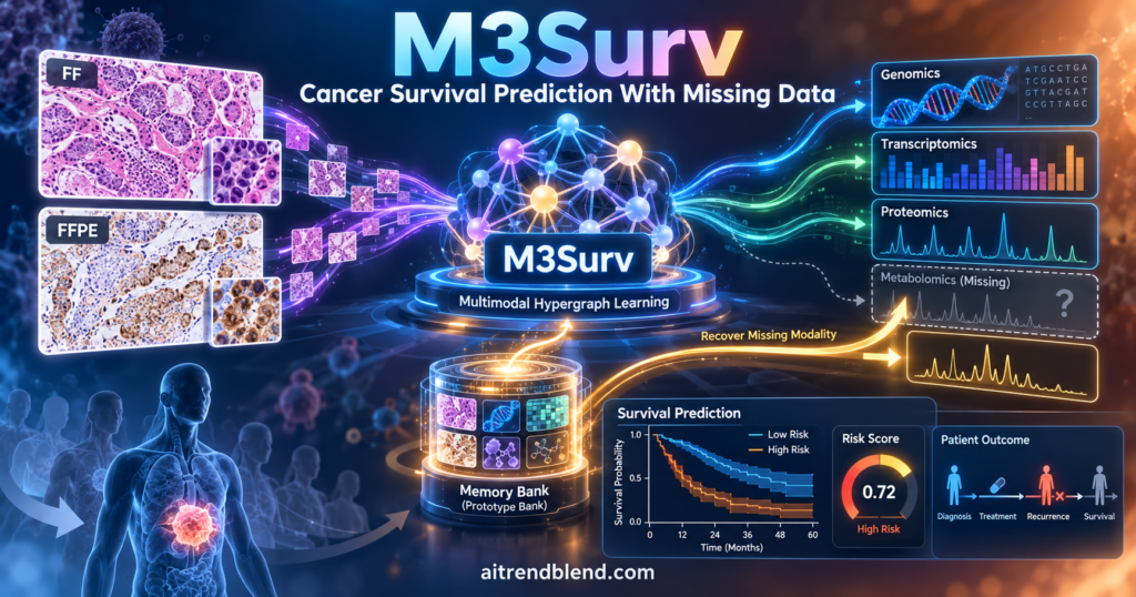 M3Surv Cancer Survival Prediction With Missing Data