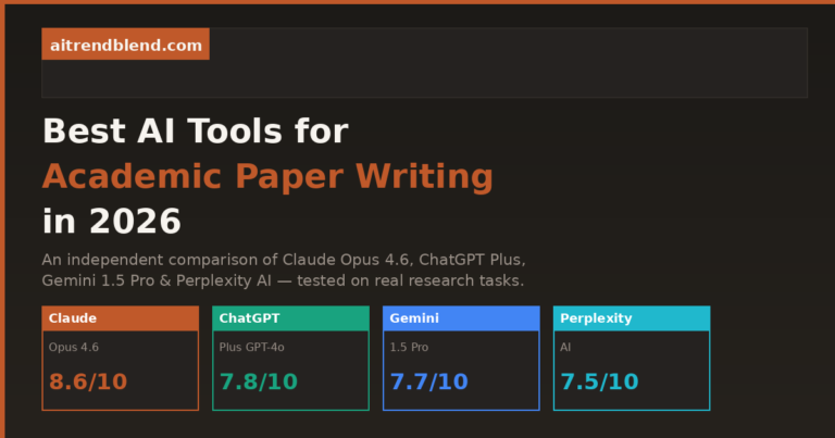 Best AI Tools for Writing Academic Papers.
