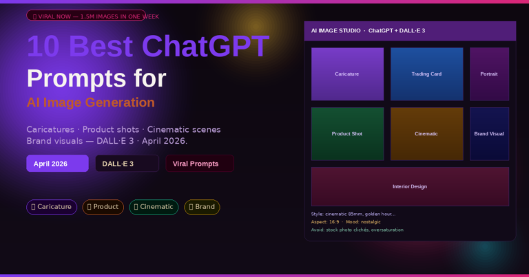 10 Best ChatGPT Prompts for AI Image Generation (2026 Guide)