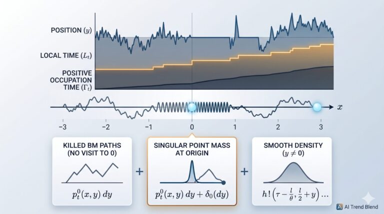 Sticky Brownian Motion — The Complete Trivariate Distribution, Finally Written Down Correctly.