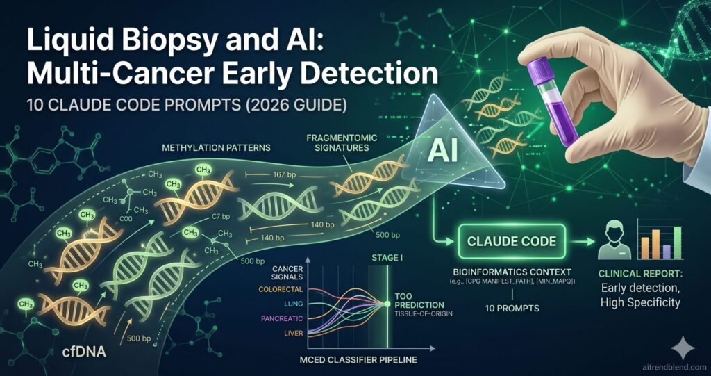 Liquid Biopsy and AI: Multi-Cancer Early Detection — 10 Claude Code Prompts (2026 Guide).