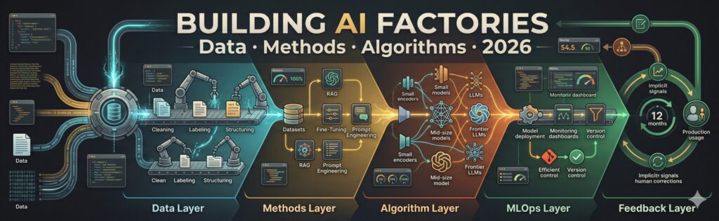 Building AI Factories: Data, Methods and Algorithms for Internal AI (2026 Guide).