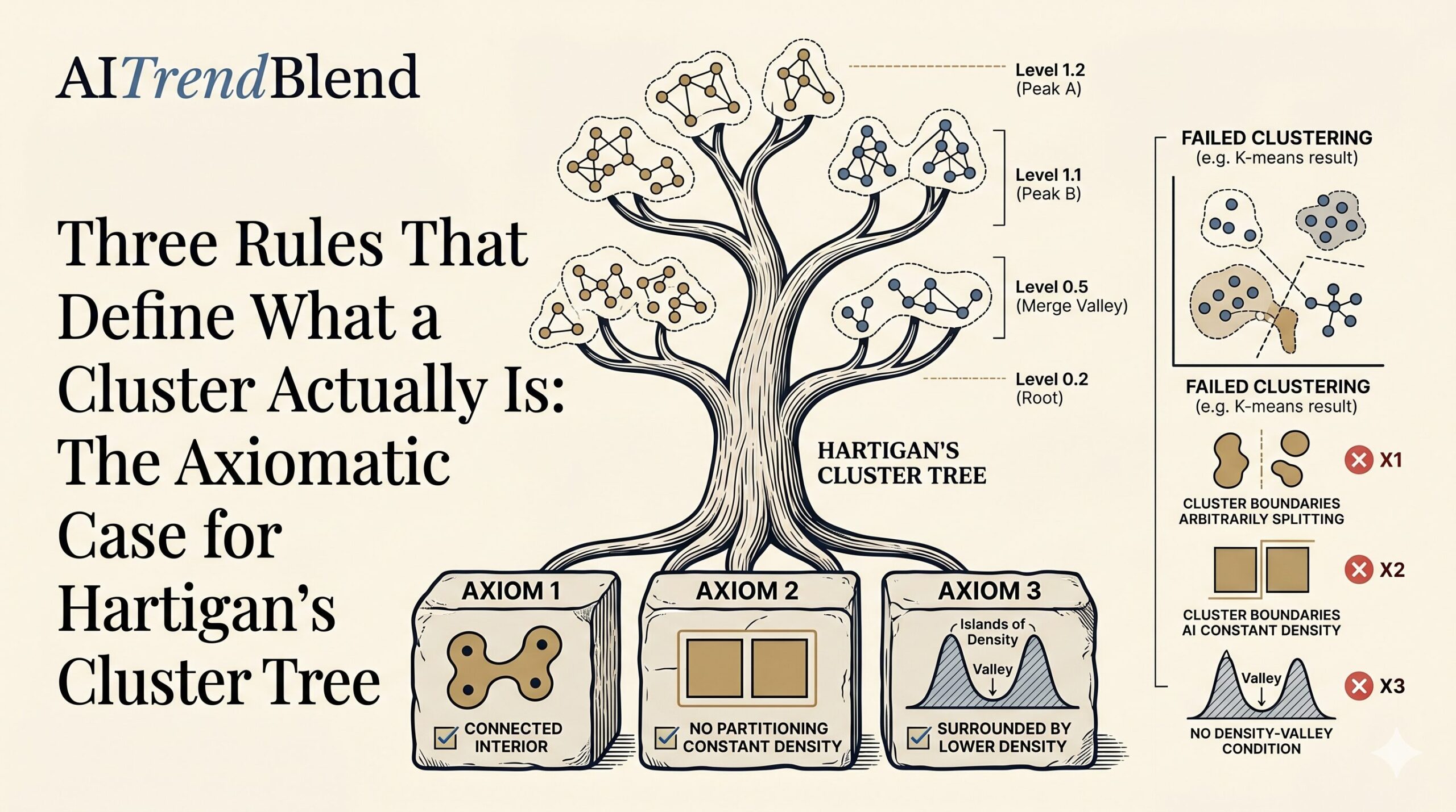 An Axiomatic Definition of Hierarchical Clustering: Why Hartigan Was Right All Along and the aitrendblend.com logo