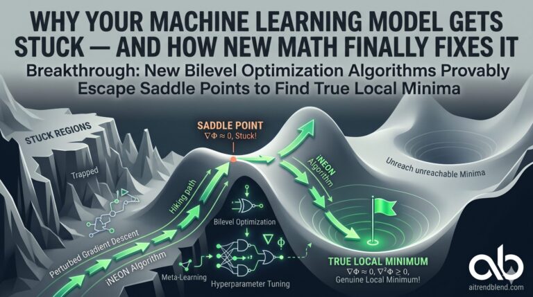 Escaping Saddle Points in Bilevel Optimization — A Breakthrough in Machine Learning Theory.