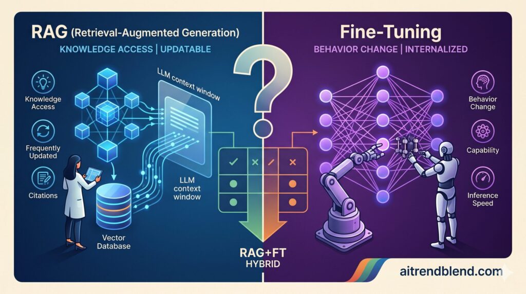 RAG vs Fine-Tuning: A Complete Decision Guide for 2026.