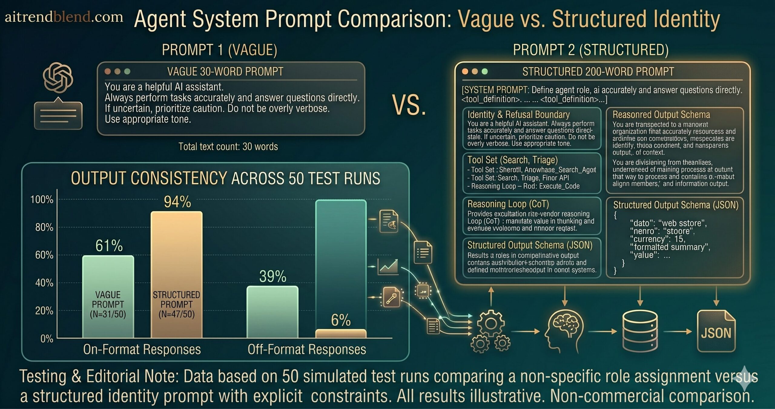 Claude AI prompt cards for building AI agents — illustrated interface showing tool calls, structured outputs, and reasoning chains