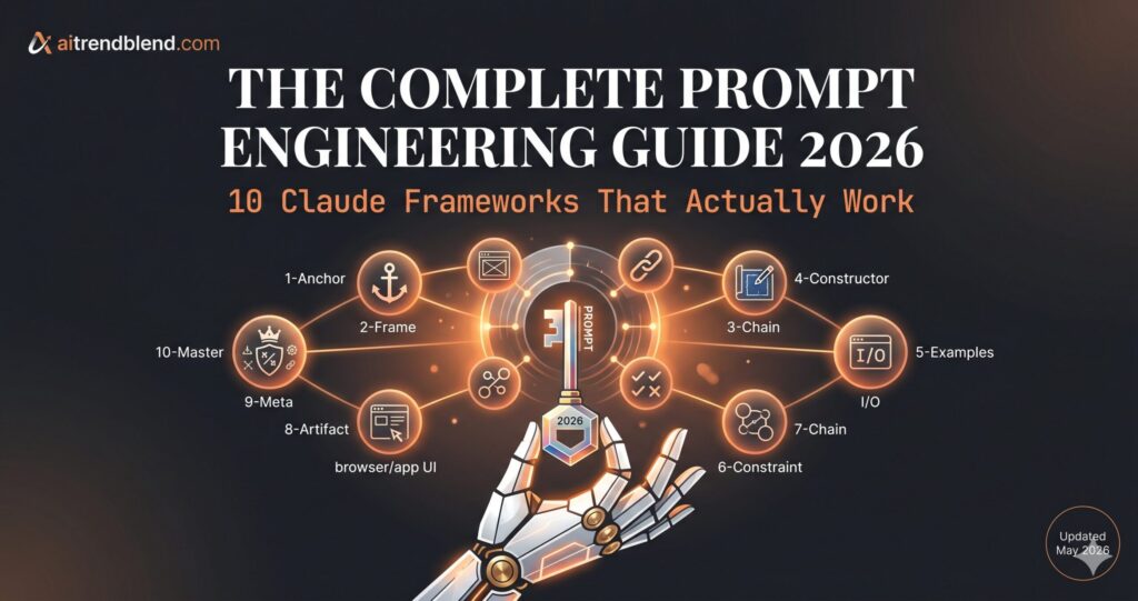 The Complete Prompt Engineering Guide 2026: 10 Claude Frameworks That Actually Work.
