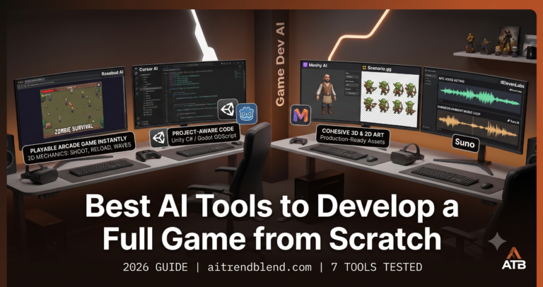 Best AI Tools to Develop a Full Game from Scratch.