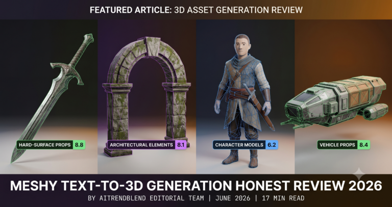 Meshy Text-to-3D Generation Honest Review 2026.