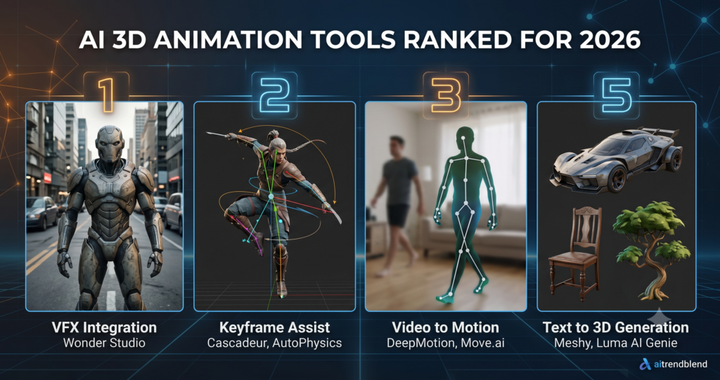 AI 3D Animation Tools Ranked 2026 — What Actually Delivers on the Promise
