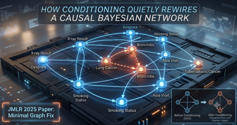 How Conditioning Quietly Rewires a Causal Bayesian Network.