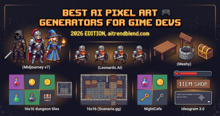 Best AI Pixel Art Generators for Game Devs in 2026