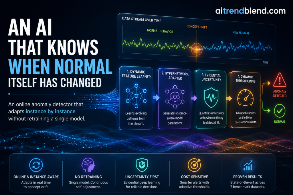 Online Anomaly Detection with DyMETER: Adapting to Concept Drift