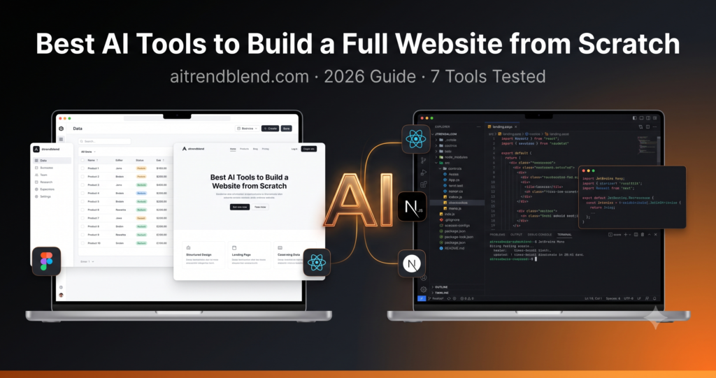Best AI Tools to Build a Full Website from Scratch (2026 Guide).