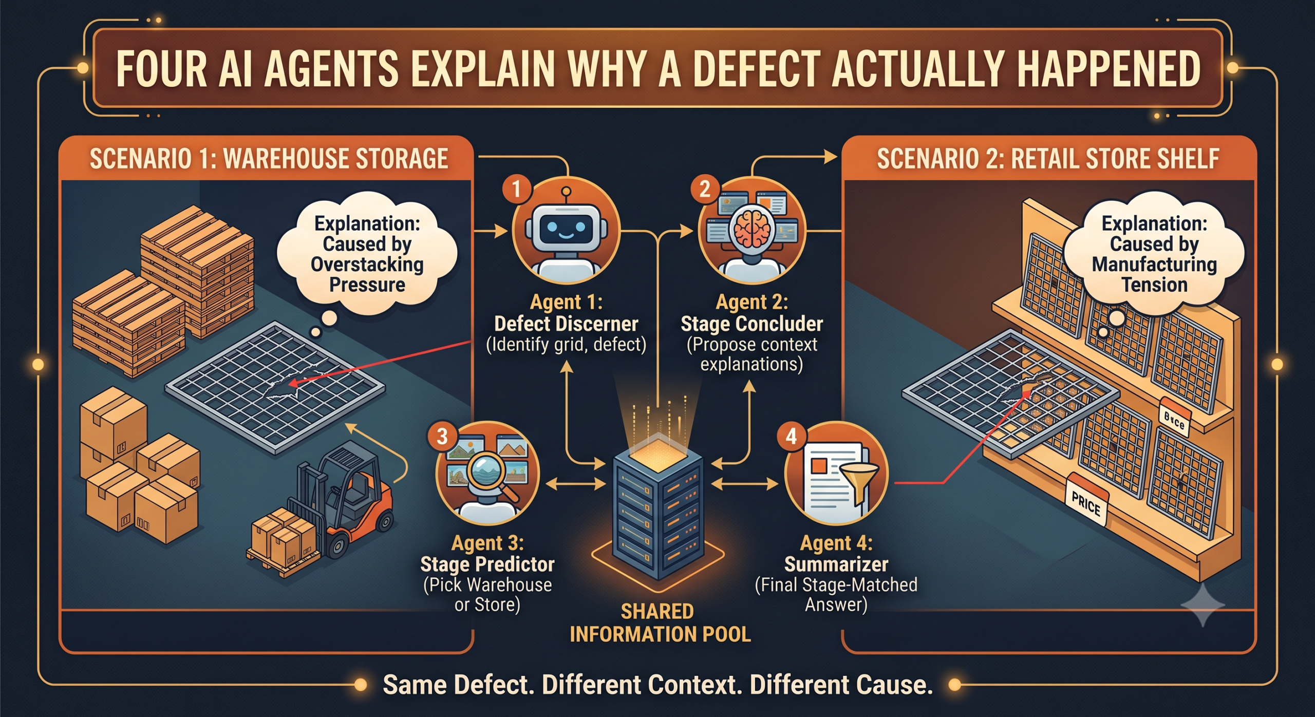 Multi-Agent System Explain Why a Defect Actually Happened