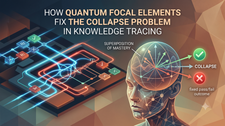 How Quantum Focal Elements Fix the Collapse Problem in Knowledge Tracing