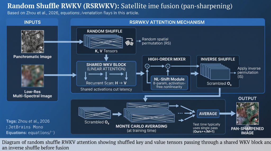 Random Shuffle RWKV Fixes Directional Bias In Image Fusion.