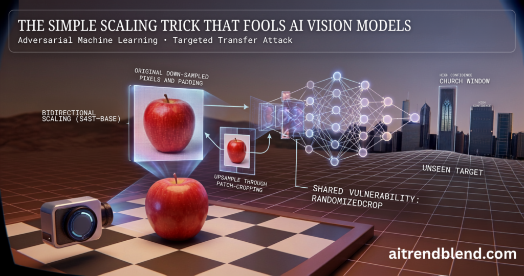 S4ST: The Simple Scaling Trick That Fools AI Vision Models