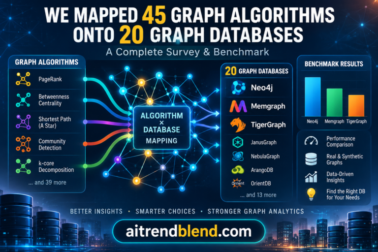 We Mapped 45 Graph Algorithms Onto 20 Graph Databases