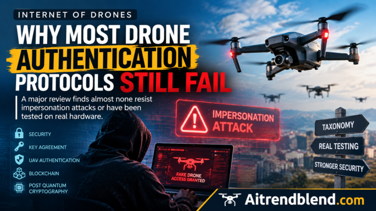 internet of drones: Why Most Drone Authentication Protocols Still Fail