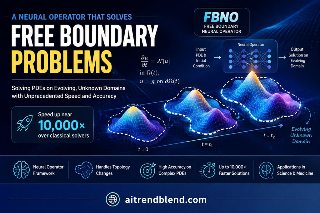 A Neural Operator That Solves Free Boundary Problems