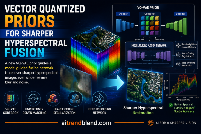 Vector Quantized Priors for Sharper Hyperspectral image Fusion