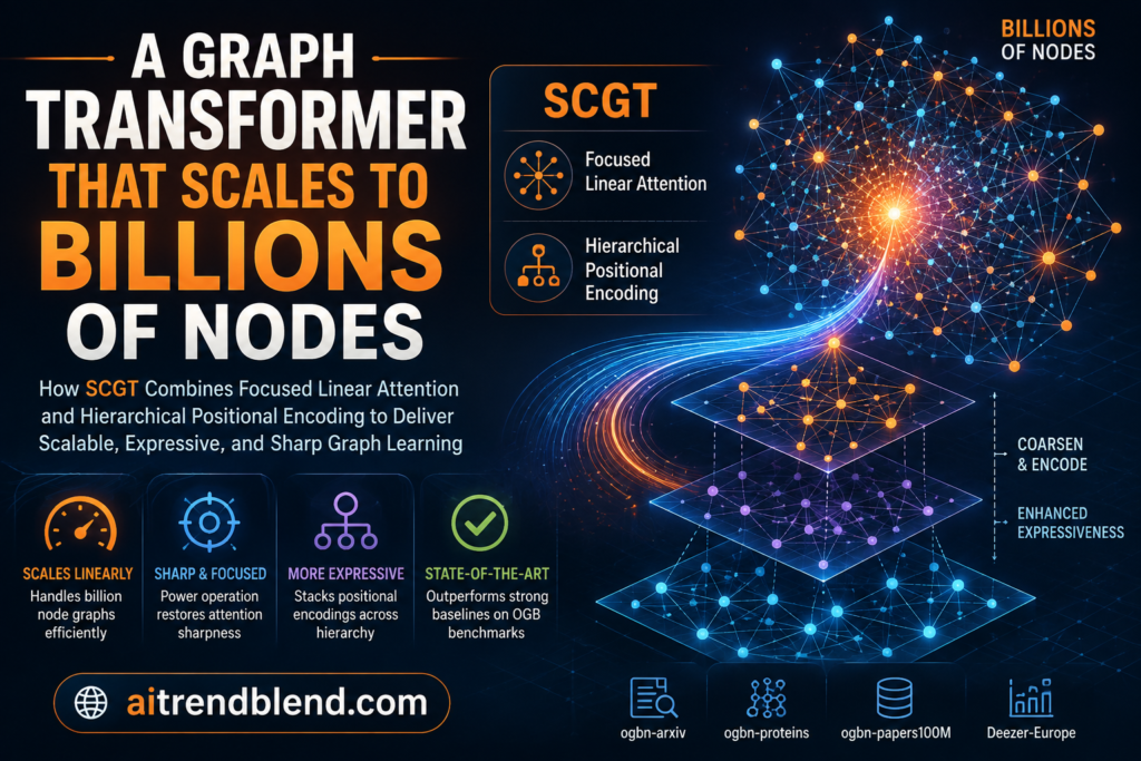 A Graph Transformer That Scales to Billions of Nodes