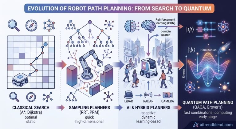 Robot Path Planning Evolution From Search To Quantum