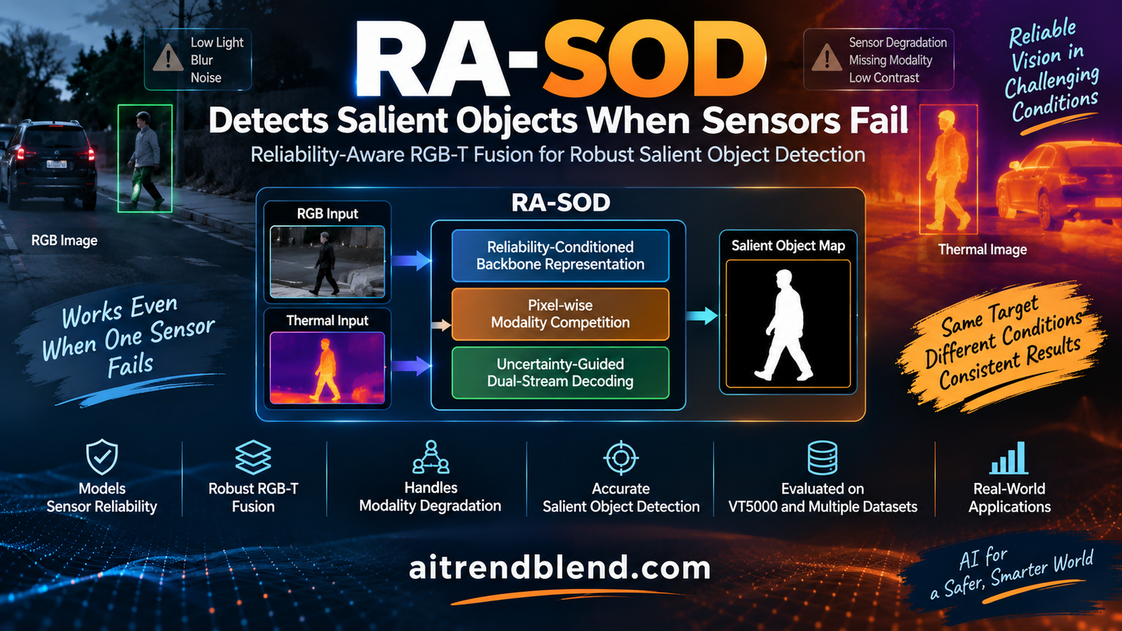 RA-SOD reliability aware fusion of degraded RGB and thermal images for salient object detection under sensor noise
