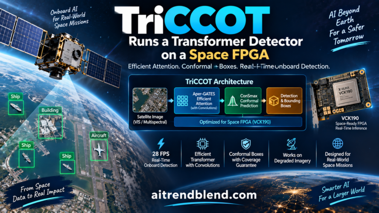 TriCCOT Runs a Transformer Detector on a Space FPGA