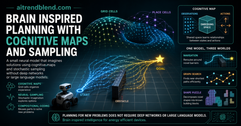 Brain Inspired Planning With Cognitive Maps and Sampling