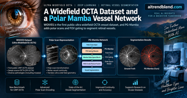 PG-MAMBA: A Widefield OCTA Dataset and a Polar Mamba Vessel Network