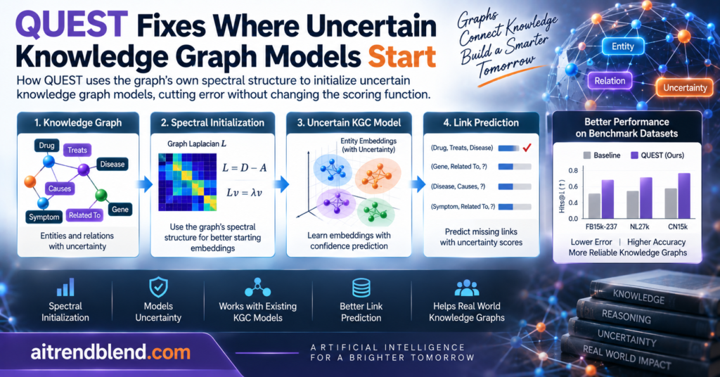 QUEST Fixes Where Uncertain Knowledge Graph Models Start
