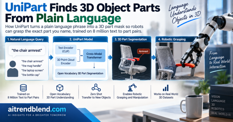 UniPart Finds 3D Object Parts From Plain Language