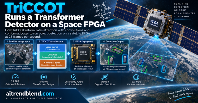 TriCCOT Runs a Transformer Detector on a Space FPGA