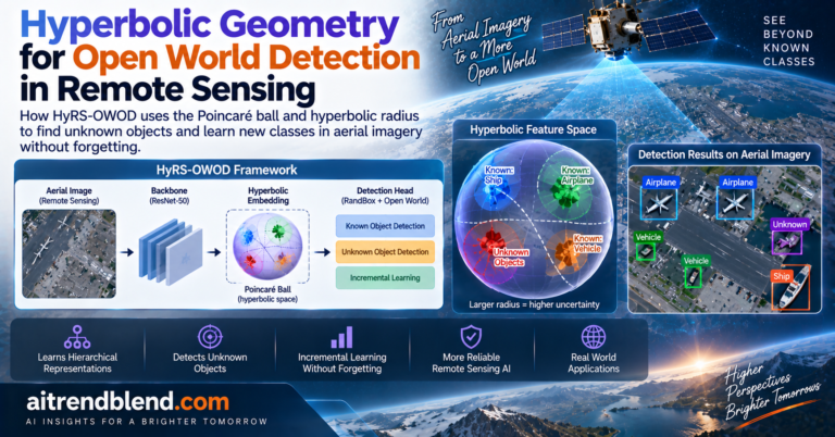 HyRS-OWOD: Hyperbolic Geometry for Open World Detection in Remote Sensing