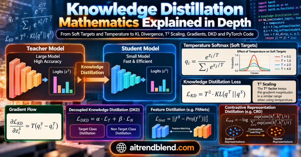 Knowledge Distillation Mathematics Explained in Depth