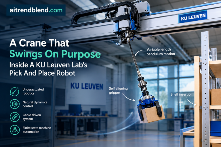 How 1 Fascinating Robotized Crane Swings On Purpose to Boost Speed