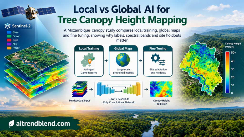 Local vs Global AI for Tree Canopy Height Mapping