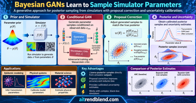Bayesian GANs Learn to Sample Simulator Parameters