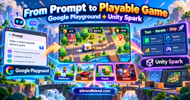 Google Playground and Unity Spark for Game Developers