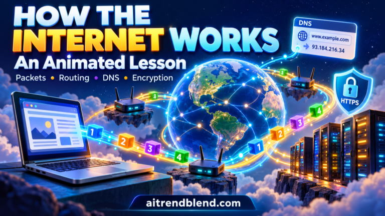 How the Internet Works, An Animated Lesson for High School